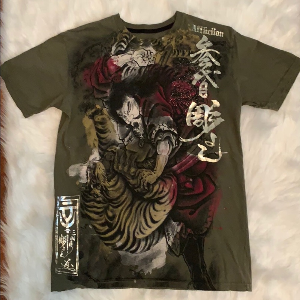 Affliction Heroes & Demons T-Shirt signed
